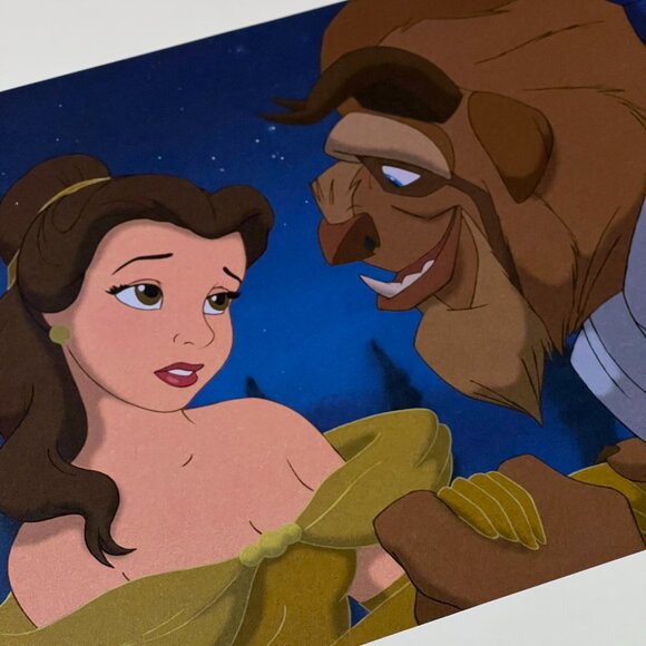 Beauty and the Beast Set of 4 Lithographs Disney Store 2002 - Picture 4 of 16